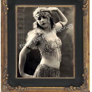Art Nouveau Art Deco Flapper Art Print 8 x 10 - Cleopatra Egyptian 2