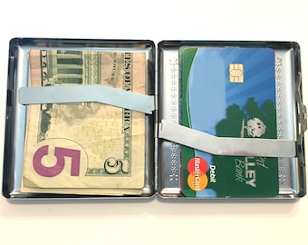 Marie Antoinette Cigarette Case Business Card ID Holder
