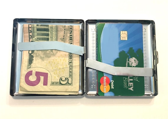 Nude Cleopatra Cigarette Case Business Card ID Holder Wallet