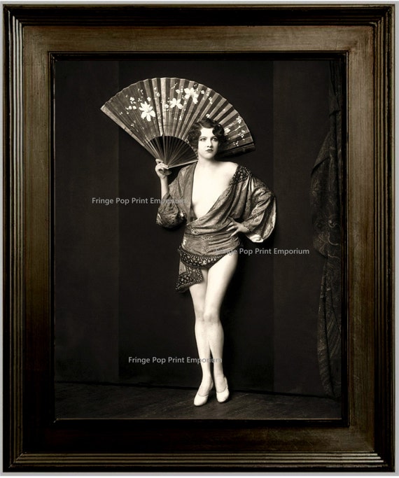 Follies Flapper Art Print 8 X 10 - Art Deco - Jazz Age - Burlesque
