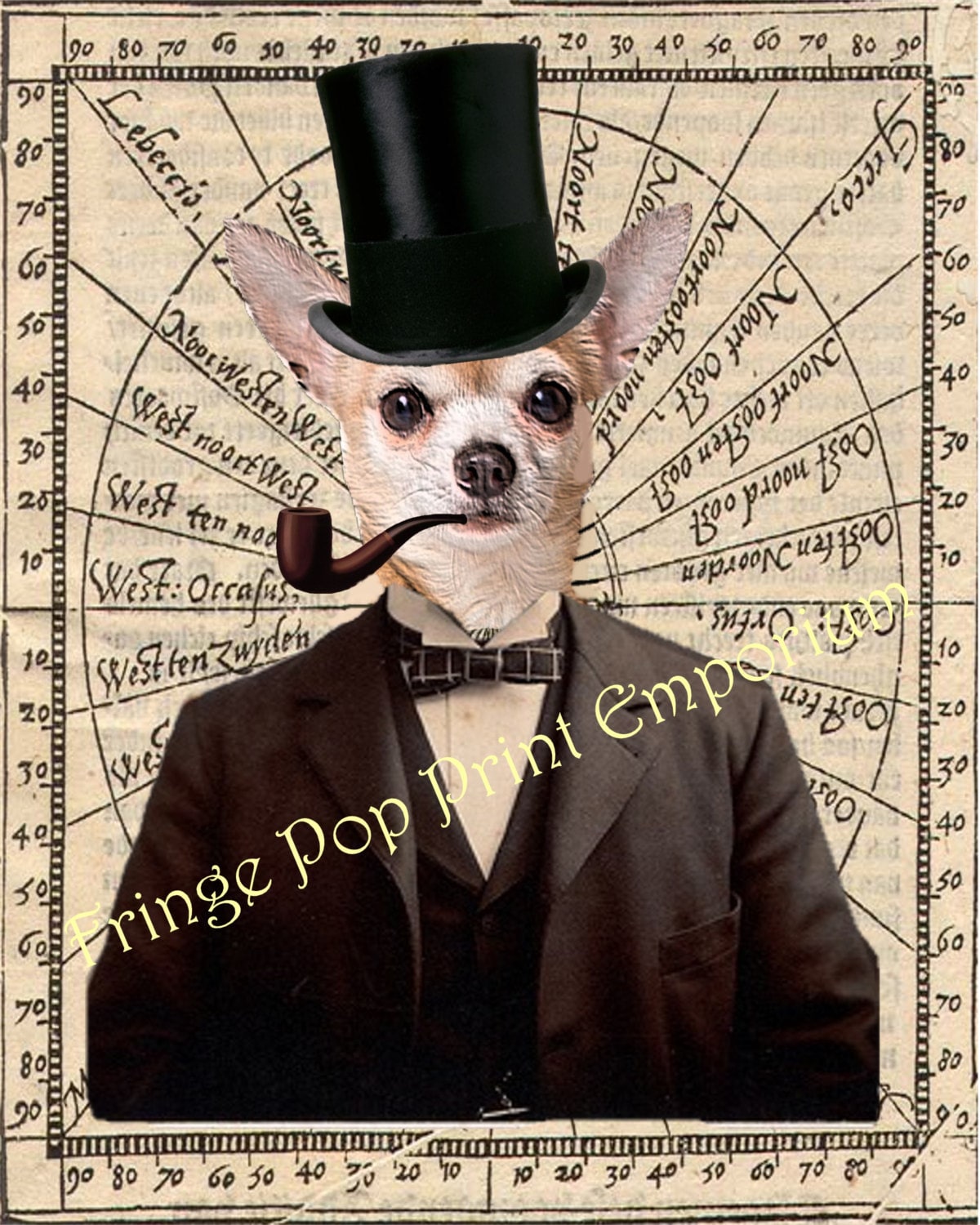 Embellished Rhinestone Cap with Chihuahua Portrait Chihuahua in a cowboy hat and vest watercolor painting  main image 4
