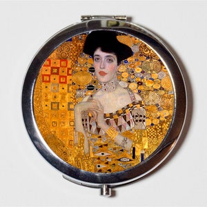 Gustav Klimt Schlange Frau Taschenspiegel Kunstmalerei Etsy