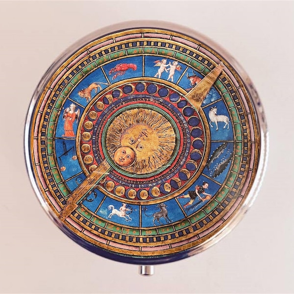 Antique Wooden Pill Box Etsy