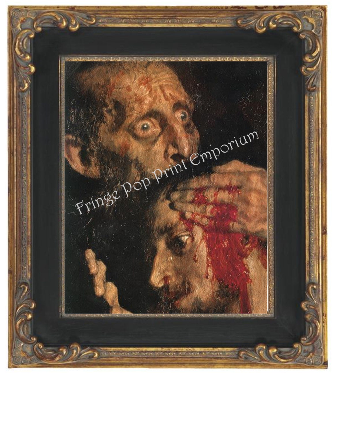 Ivan the Terrible Zombie Art Print 8 X 10 Horror Portrait - Repin