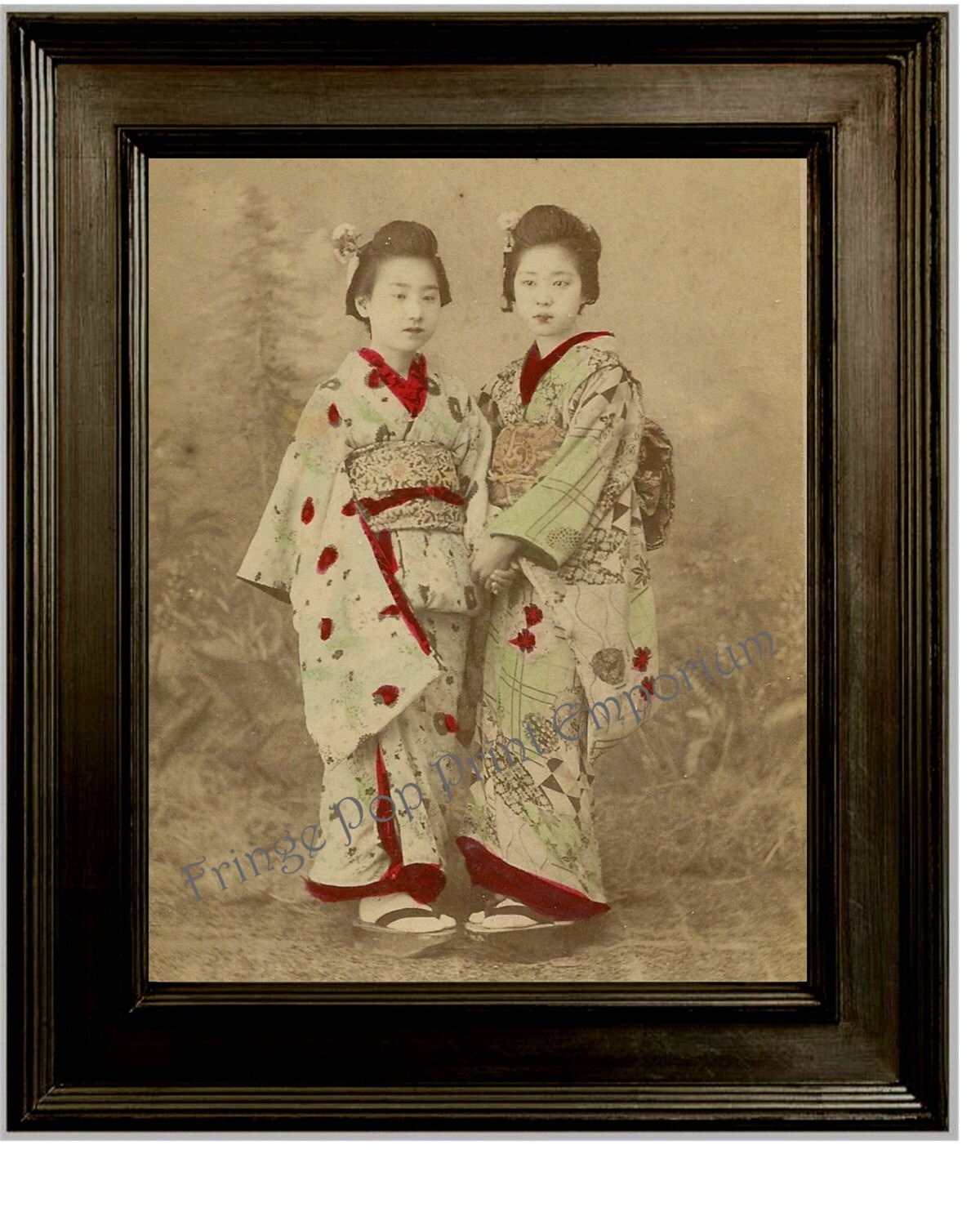 Antique Geisha Art Print – Tinted Victorian Photo (8x10) - Etsy