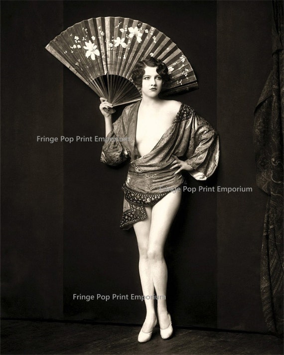 Follies Flapper Art Print 8 X 10 - Art Deco - Jazz Age - Burlesque