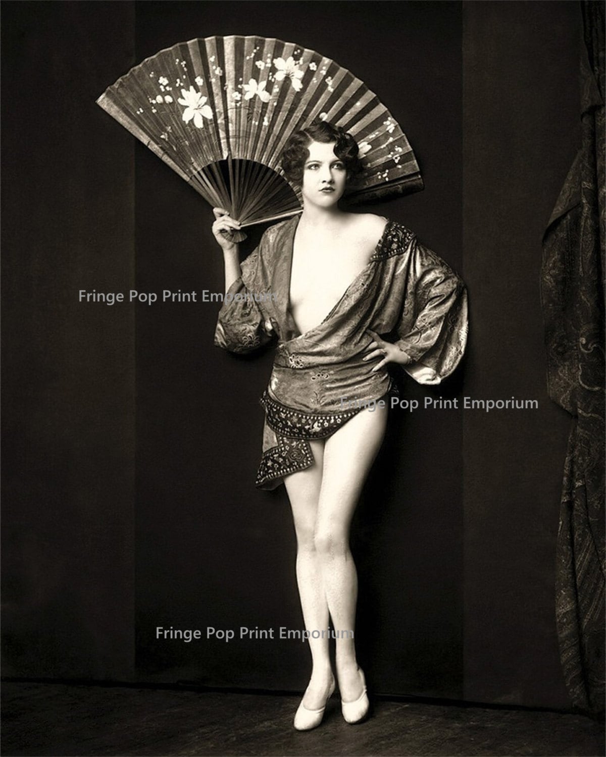 洋書 Burlesque girrrl Follies Flapper Art Print 8 X 10 - Art Deco - Jazz Age - Burlesque