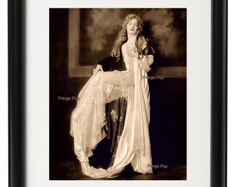Follies Flapper Art Print 8 x 10 - Risque Art Deco - Jazz Age - Burlesque - Dancer - 1920s - Roaring 20s Great Gatsby