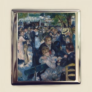 Renoir Moulin de la Galette Cigarette Case Business Card ID Holder Wallet Fine Art Painting French France