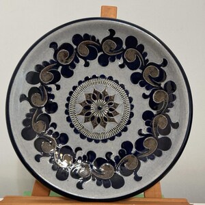 Handarbeit Pottery Plate Salt Glaze Studio 11 Inches Studio Numbered 27/2028
