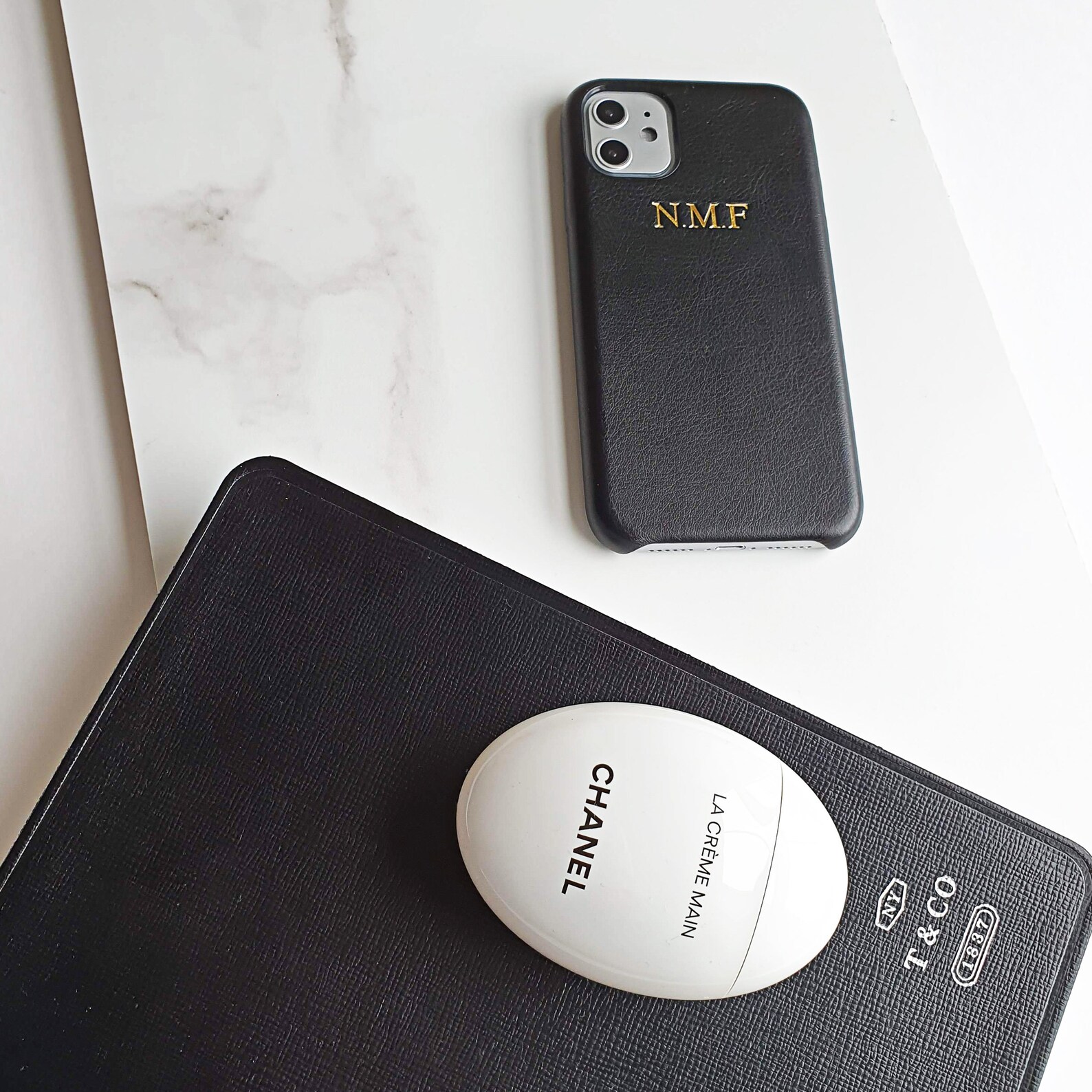 Black Faux Leather Embossed Phone Case Embossed Iphone 13 Etsy UK