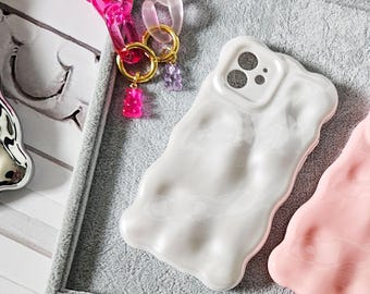 Pearl Wavy bubble personalised iPhone case