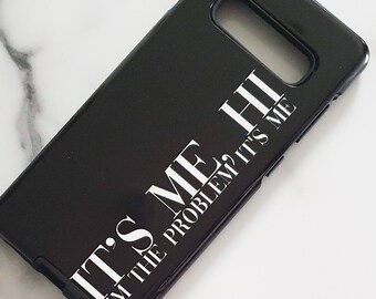 It's Me, hi, I'm The Problem phone case - iPhone 14, Lavender Haze, iPhone 11 PRO case, Samsung S22 case, minimal monochrome, Anti Hero