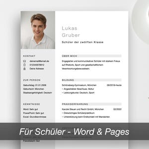 Curriculum Vitae per Studenti | CV + Lettera di Presentazione + Frontespizio | Word e Pagine | Istruzione | Tirocinio Studentesco