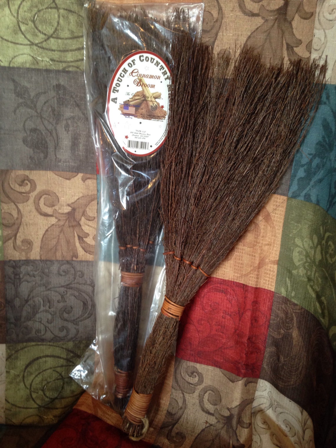 Natural CINNAMON or UNSCENTED BROOMS Smells Wonderful Etsy
