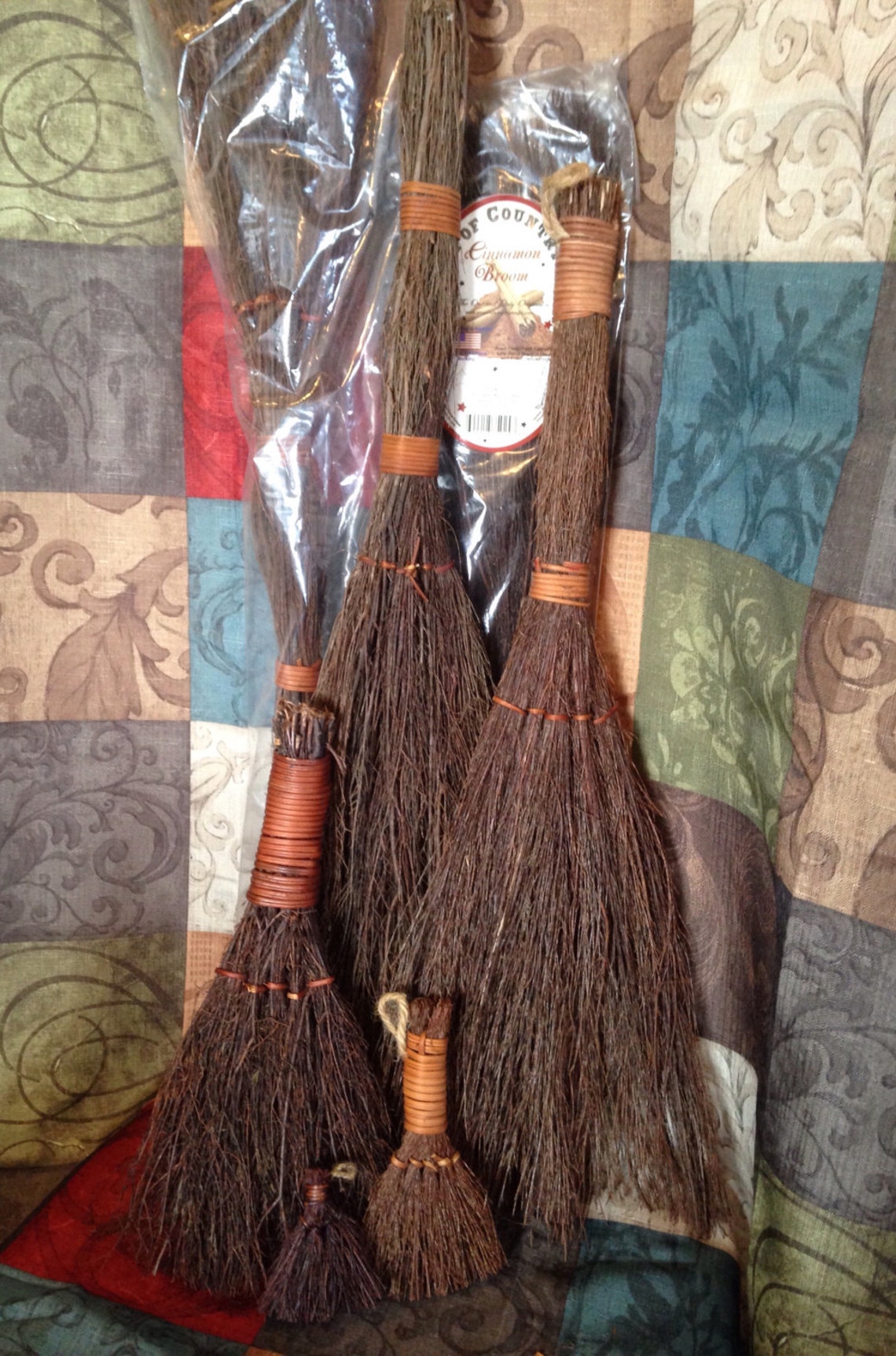 Natural CINNAMON or UNSCENTED BROOMS Smells Wonderful Etsy