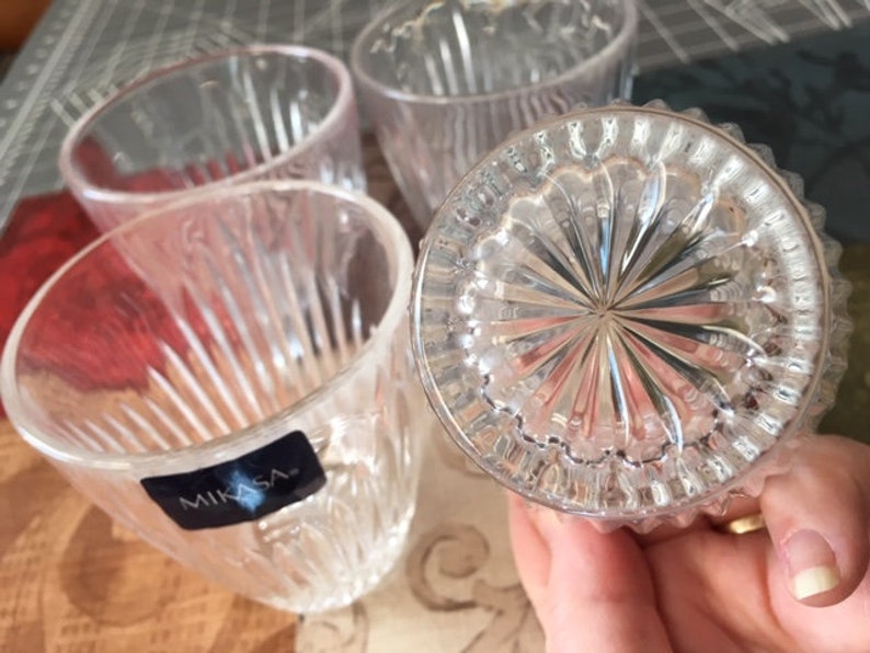 Mikasa® PARKSIDE Double Old Fashioned 4 Glasses 10oz Etsy