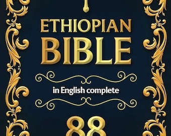 Biblia etíope en inglés: Libro completo / 88 libros con apócrifos y escrituras antiguas