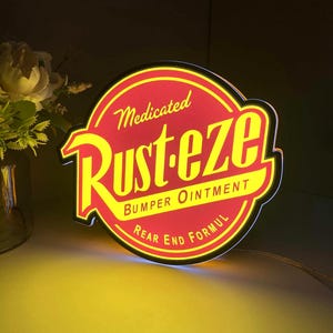 Rusteze LED Light Box - Pixar Cars Racing Bedroom Decor