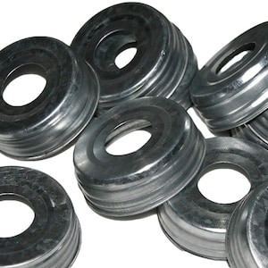 12 Pre-Drilled Mason Jar Lids for Your Mason Jar Soap Dispenser or Other DIY Crafts - Reproduction of the Ball Jar Lids - Silver