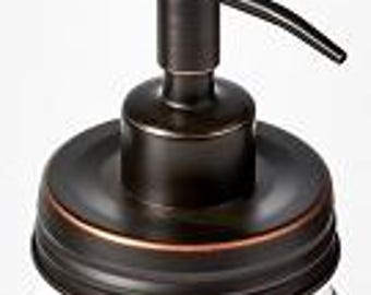 DIY Oil Rubbed Bronze Mason Jar Soap Pump and Lid  Regular Mouth, Pump and Lid Only, Jar Not Included