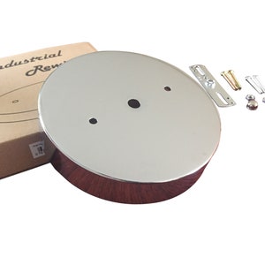 Chrome Ceiling Light Canopy Kit Deep Single Hole Canopy With Etsy