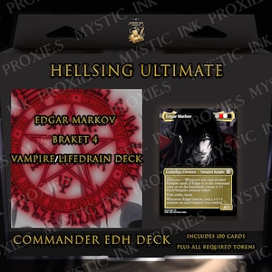 Edgar Markov Commander Deck Inspired by Hellsing Ultimate | Vampire MTG EDH