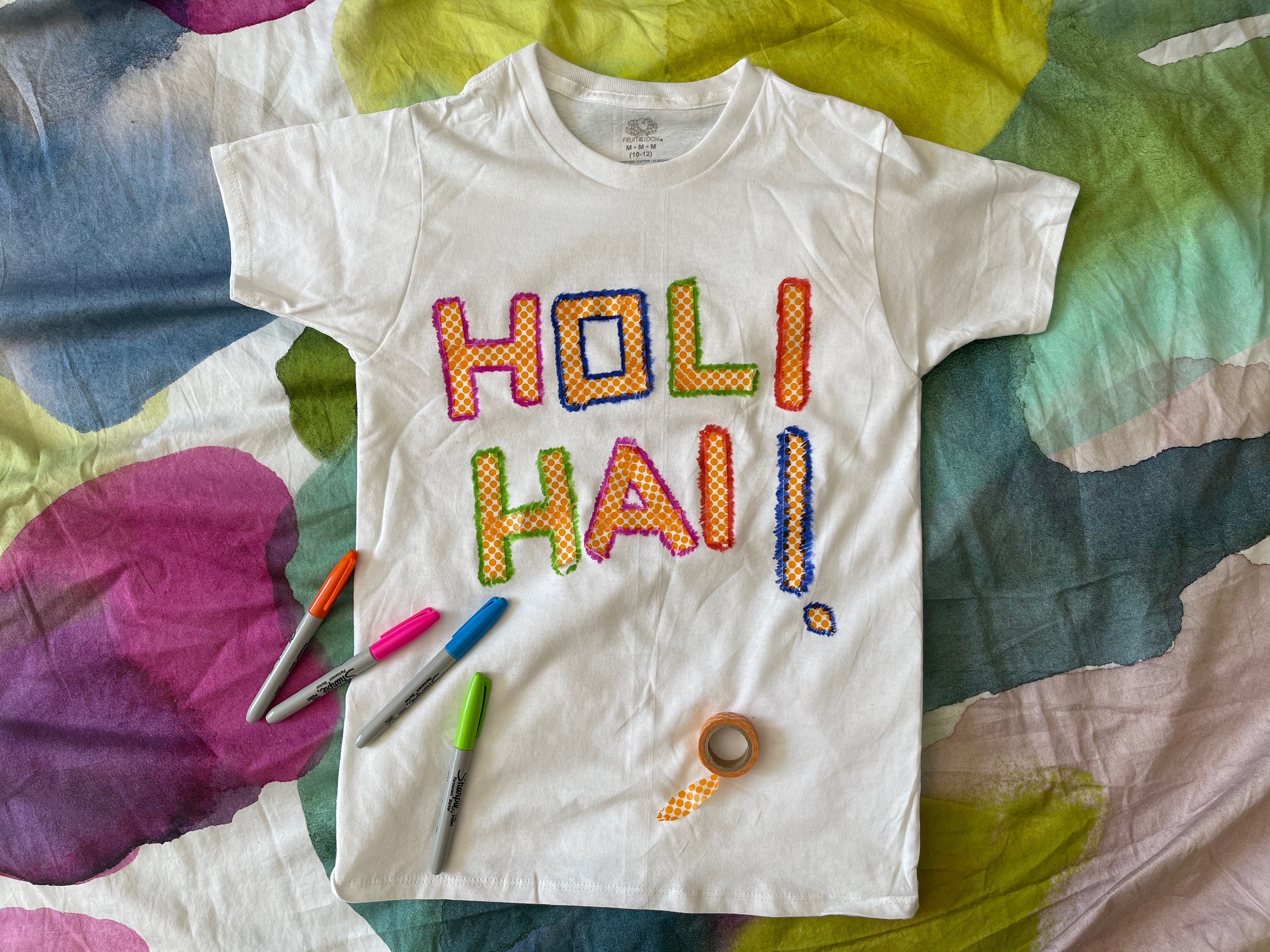holi craft for kids