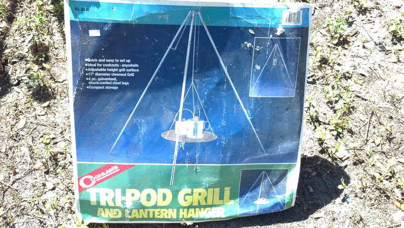 Vintage Camping Tri-Pod Grill