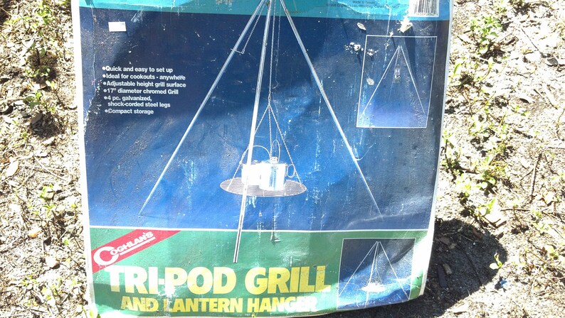 Vintage Camping Tri-Pod Grill