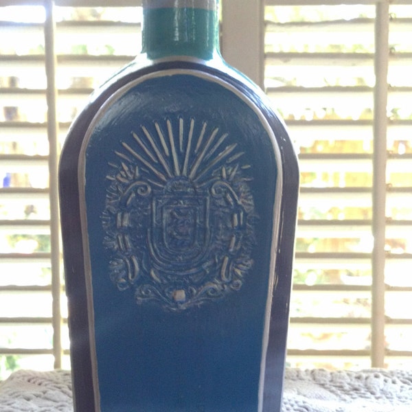 South West estilo mano pintada reciclado botella