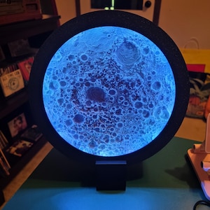 RGB LED Moon Desk Wall Lamp
