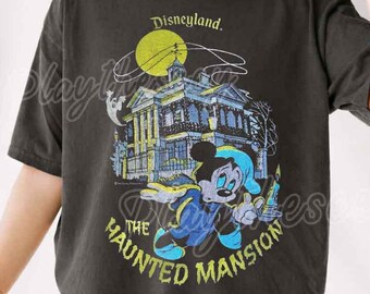 Haunted Mansion Inspired Shirt, Spooky Theme Park Tee, Vintage Haunted House Shirt, Ghost Mansion Graphic Tee