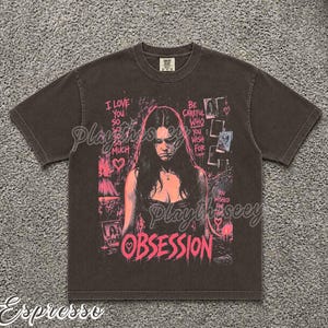 Movie Obsession Graphic - Tshirt, Dark Obsession Graphic Shirt, Gothic Aesthetic Tee, Alternative Fashion Shirt, Grunge Graphic Tee image 4