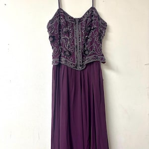 90s plus size prom dress Altered Old 90s Prom Dress - Plus Size