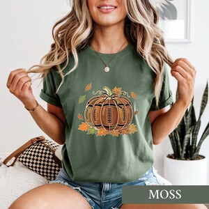 Football Pumpkin Sweatshirt, Fall Game Day Shirt, Cute Sports Fan Autumn Graphic Tee