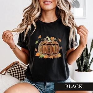 Football Pumpkin Sweatshirt, Fall Game Day Shirt, Cute Sports Fan Autumn Graphic Tee
