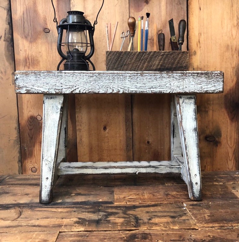 Indoor Bench Rustic Bench Entry Bench Mudroom Bench Coffee Etsy