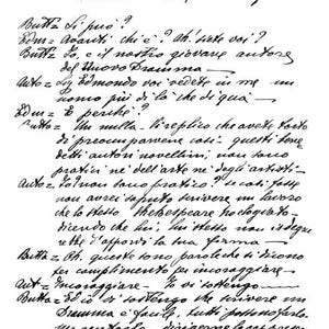 Alte Handschrift Textur, italienische Opernschrift (PNG & JPEG, Letter Size)
