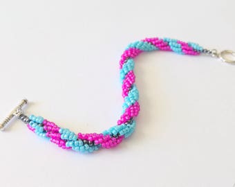 Spiral Stitch Tutorial Package - 4 projects in one tutorial - spiral stitch, double spiral, flat spiral and V-necklace spiral