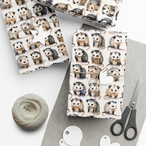 Carta da regalo Opossum, adorabile carta da regalo Opossum per ogni occasione, perfetta per compleanni, Natale e altro ancora - Design esclusivo della fauna selvatica