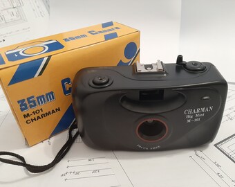 Auto Fix Focus Filmkamera mit 36 Bilder Film in Schwarz-Weiß ISO 400
