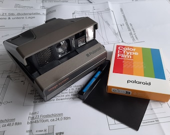 POLAROID Image System Sofortbildkamera mit Adapter für i-Type-Film (nachgerüstete Kamera)