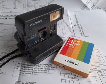 POLAROID Close UP 636 vintage camera but for i-Type Film, built-in battery and USB-C(Upgrade Camera)
