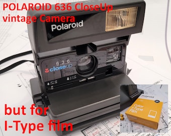 POLAROID Close UP 636 vintage camera for i-Type Film  and 4x AAA Battarie (Upgrade Camera)