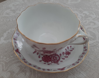 Hutschenreuther Kaffeegedeck Tasse Untertasse, Porzellan, Kaffeetasse, vintage porcelain, Germany