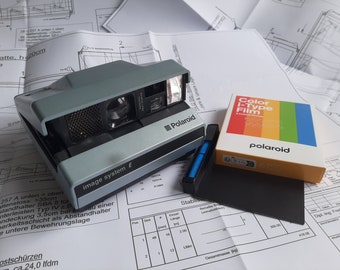 POLAROID Image System E instant camera with adapter for i-Type film (upgraded camera)