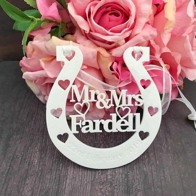 Good Luck Wedding Horseshoe Gift for Bride Wedding Keepsake Etsy Australia