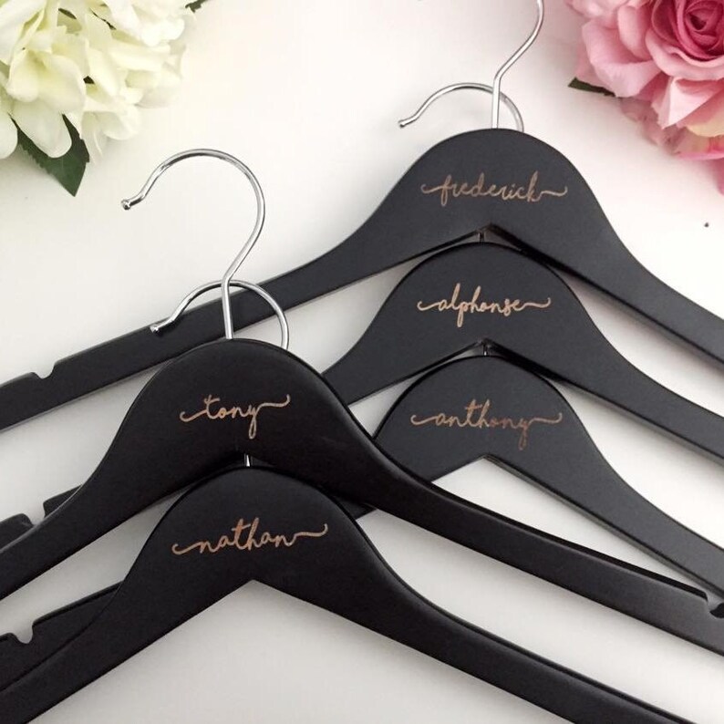 Engraved Wedding Coat Hanger for Bridal Party Bridesmaid Etsy Australia