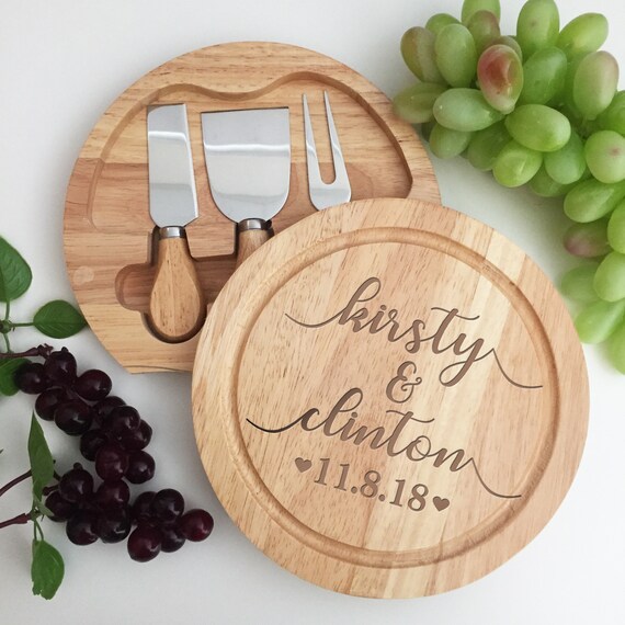 Custom Cheese Board Engraved Image 0